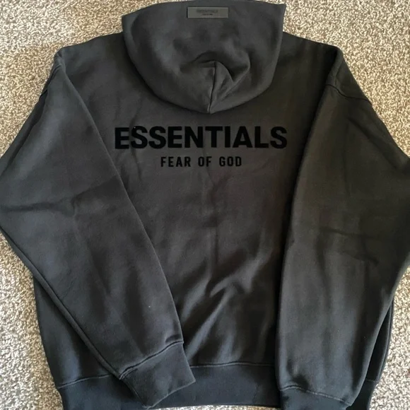 ESSENTIALS FEAR OF GOD STRETCH LIMO PULLOVER HOODIE Large - Picture 2 of 6